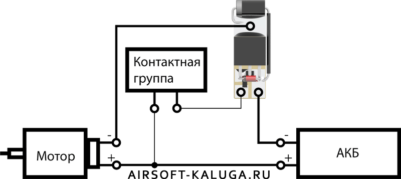 Bts555 схема подключения