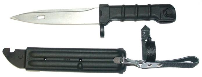 Макет массогабаритный (ММГ) штык нож АК НС-АК 6Х5 Сб (черный с ножнами)